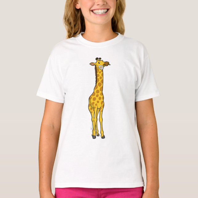 T-shirt Girafe with Daisy (Devant)