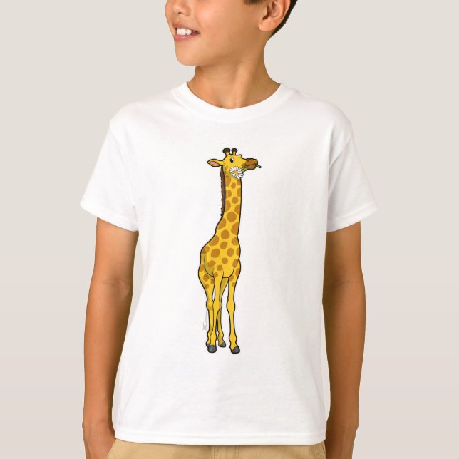 T-shirt Girafe with Daisy (Devant)