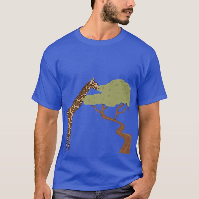 T-shirt Giraffe, Acacia (Devant)