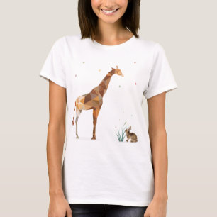 T-shirt Giraffe and Rabbit