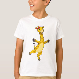T-shirt Giraffe au ruban