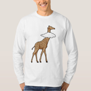 T-shirt Giraffe avec nuage