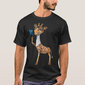 T-shirt Giraffe avec téléphone