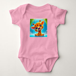 T-Shirt giraffe Baby Strampler