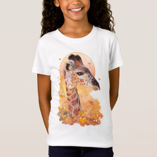 T-Shirt Giraffe Baby "WHEN WE WERE YOUNG" (Devant)