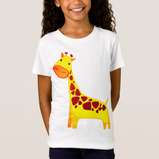 T-Shirt Giraffe Cartoon mignonne