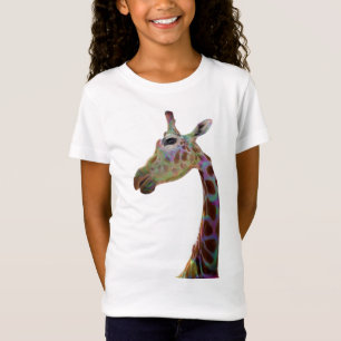 T-shirt Giraffe coloré amusant