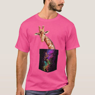 T-shirt Giraffe colorée