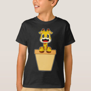 T-shirt Giraffe Conne crème glacée