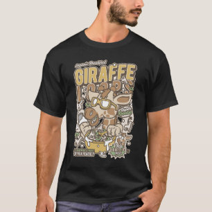 T-shirt Giraffe cool Petit déjeuner Crunch Loops Comédie