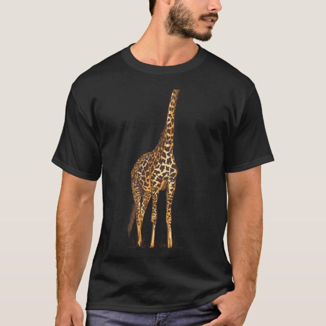 T-shirt Giraffe Corps Halloween Costume Enfants, Pullove J (Devant)