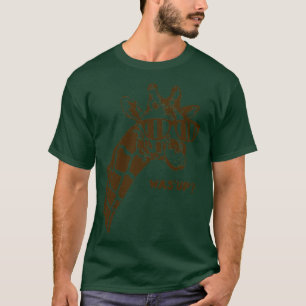 T-shirt Giraffe Drôle Graphique Pour Femmes Enfants Jeunes