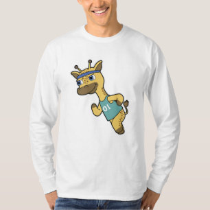 T-shirt Giraffe en Jogger à Running avec Headband