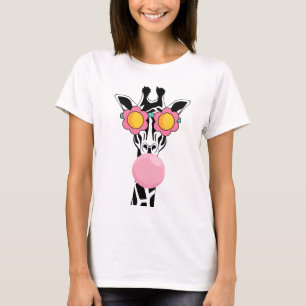 T-shirt Giraffe Enfants Garçons Filles Femme girafe Amoure