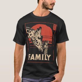 T-shirt Giraffe et Calf - Grand Grace et Tender Safari