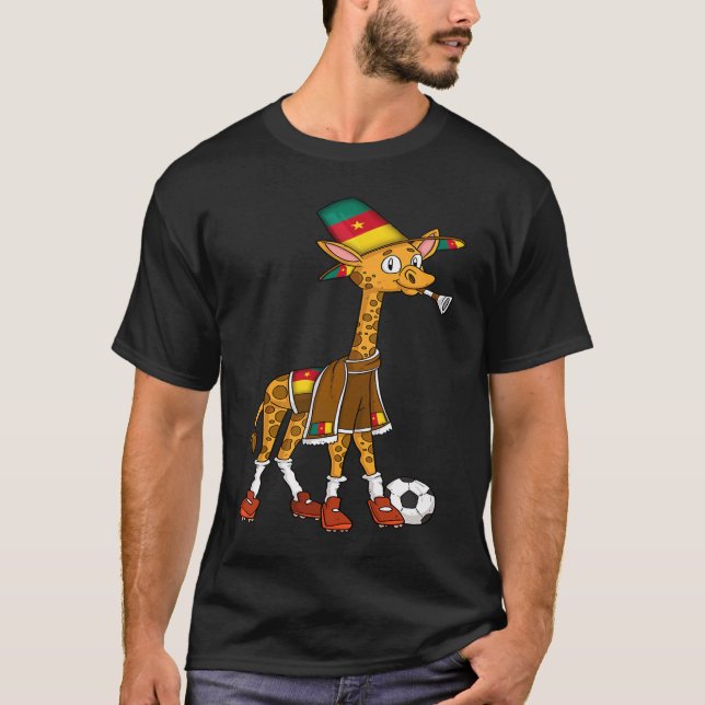 T-shirt Giraffe Fan Cameroon (Devant)