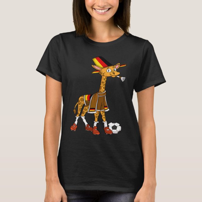 T-shirt Giraffe Fan Germany (Devant)