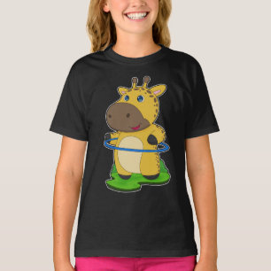 T-shirt Giraffe Fitness Sports Gymnastique