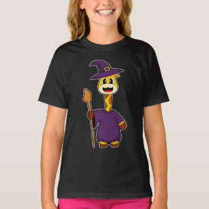 T-shirt Giraffe Halloween Witch