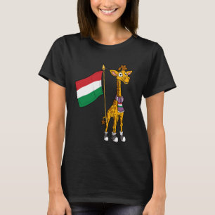 T-shirt Giraffe Hongrie Fan Hongrie