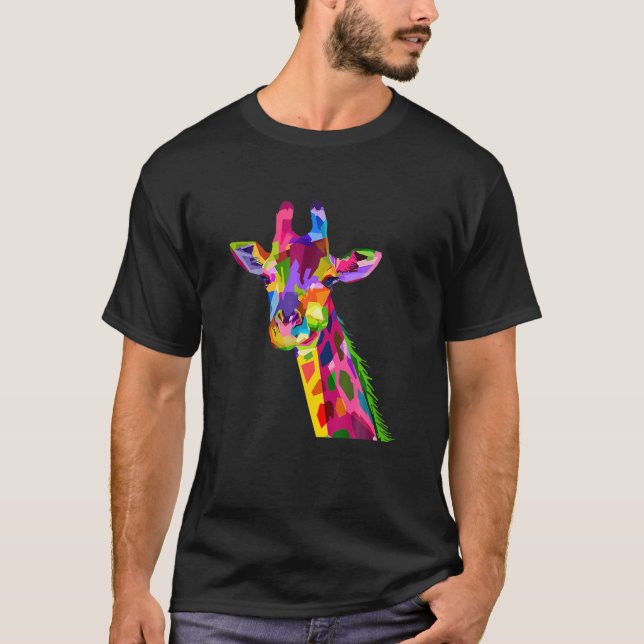 T-shirt Giraffe Love Animal Love Giraffe (Devant)