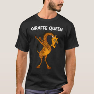 T-shirt Giraffe Pour Femmes Maman Safari Wild Zoo Animal