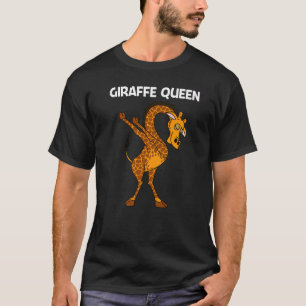 T-shirt Giraffe Pour Femmes Maman Safari Wild Zoo Animal