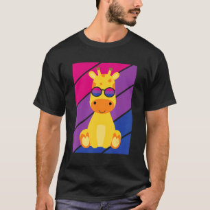 T-shirt Giraffe Pride Bisexual Drapeau LGBTQ Fière de l'Al