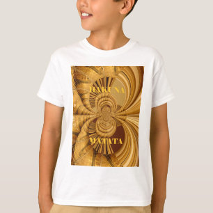 T-shirt Giraffe Safari Hakuna Matata tissé souvenir art