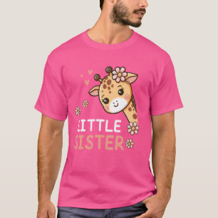 T-shirt Giraffe Safari Zoo Animal Giraffe Petite Soeur
