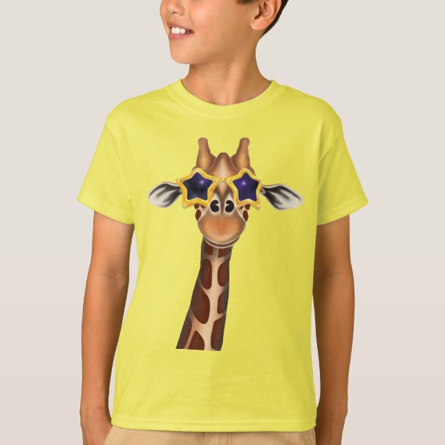T-shirt Giraffe Superstar (Devant)