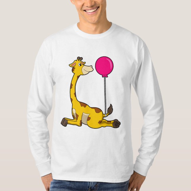 T-shirt Giraffe with Balloon (Devant)
