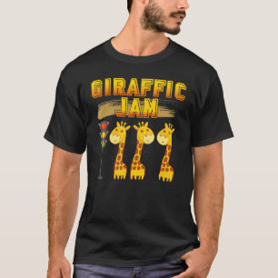 T-shirt Giraffic Jam Giraffelovely Funny Zoo animal