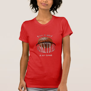 T-shirt Girl Basketball American Apparel Fine Jersey