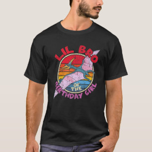 T-shirt Girl Birthday I Lil Bro I Pterodactylus I Family