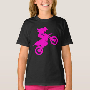 T-shirt Girl Dirt Bike