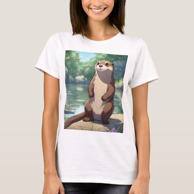 T-shirt Girl drôle tshert (Devant)