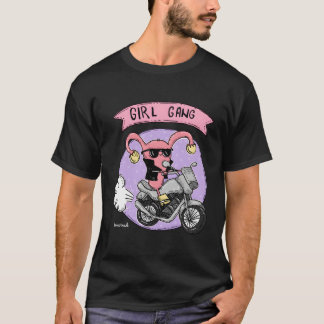 T-shirt Girl Gang Uterus féministe