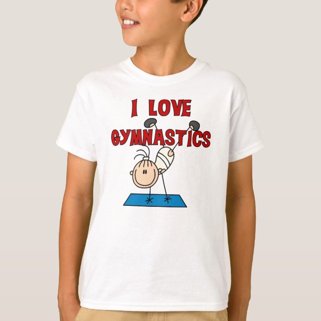 T-shirt Girl I Love Gymnastique (Devant)