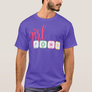 T-shirt Girl Periodic Table Element Power Feminist Science