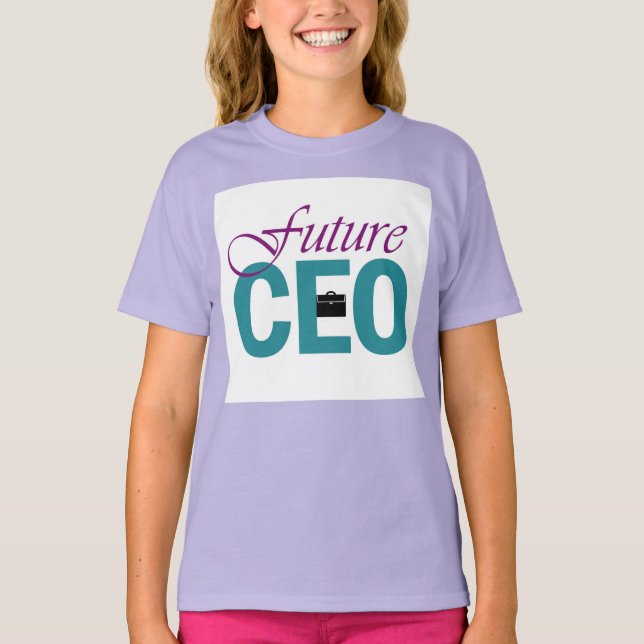 T-shirt Girl Power - Future CEO (Devant)