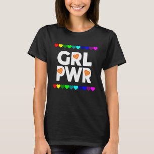 T-shirt Girl Power GRL PWR
