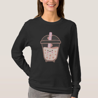 T-shirt Girlie  Cute Sticker Style Happy Boba
