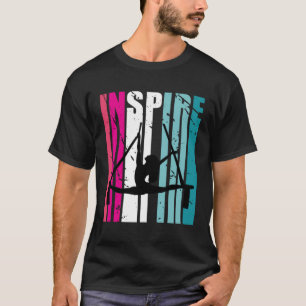 T-shirt Girls Aerialist Inspire Coach Retro Air Yoga Cute