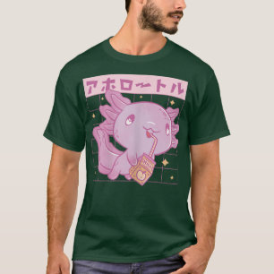 T-shirt Girls Cute Japanese Cartoon Kawaii Aolotl Anime Mi