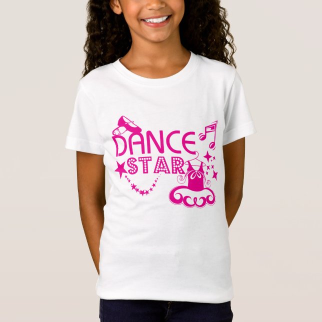 T-Shirt Girls Dance Star (Devant)