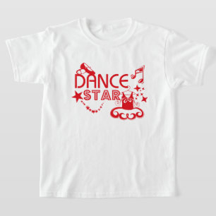 T-shirt Girls Dance Star Raglan