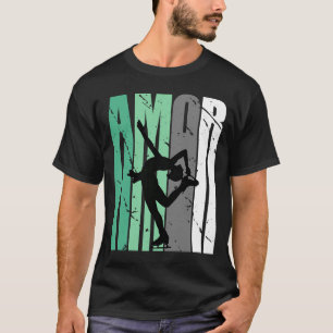 T-shirt Girls Green Distressed Amor Loves Team Girl Inspir