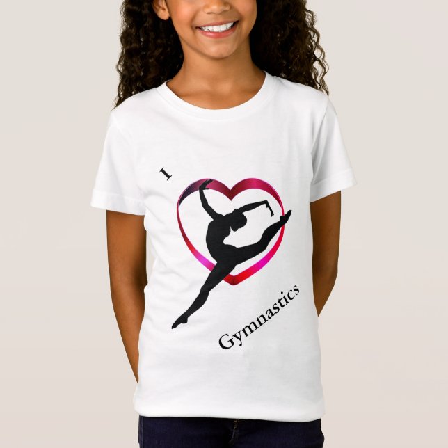 T-shirt Girls Gymnastique (Devant)