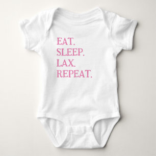 T - Shirt GIRLS PINK LACROSSE COACHES BABY SÄUGLIN